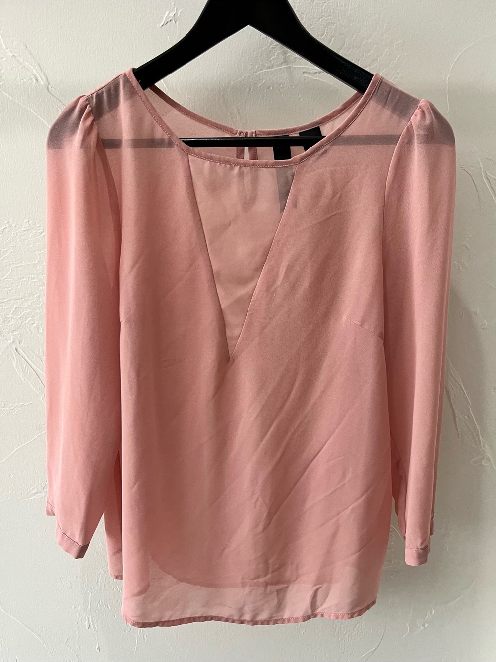 Women’s Pink Long Sleeve Blouse